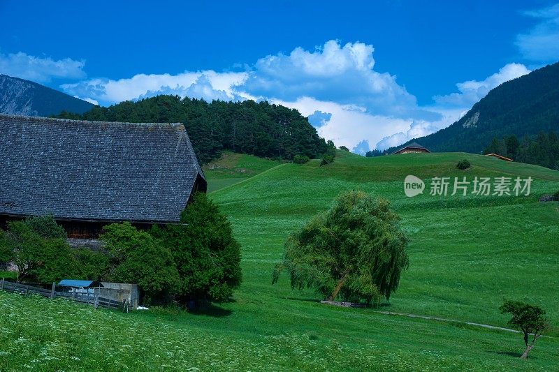 Kastelruth Dolomites的风景